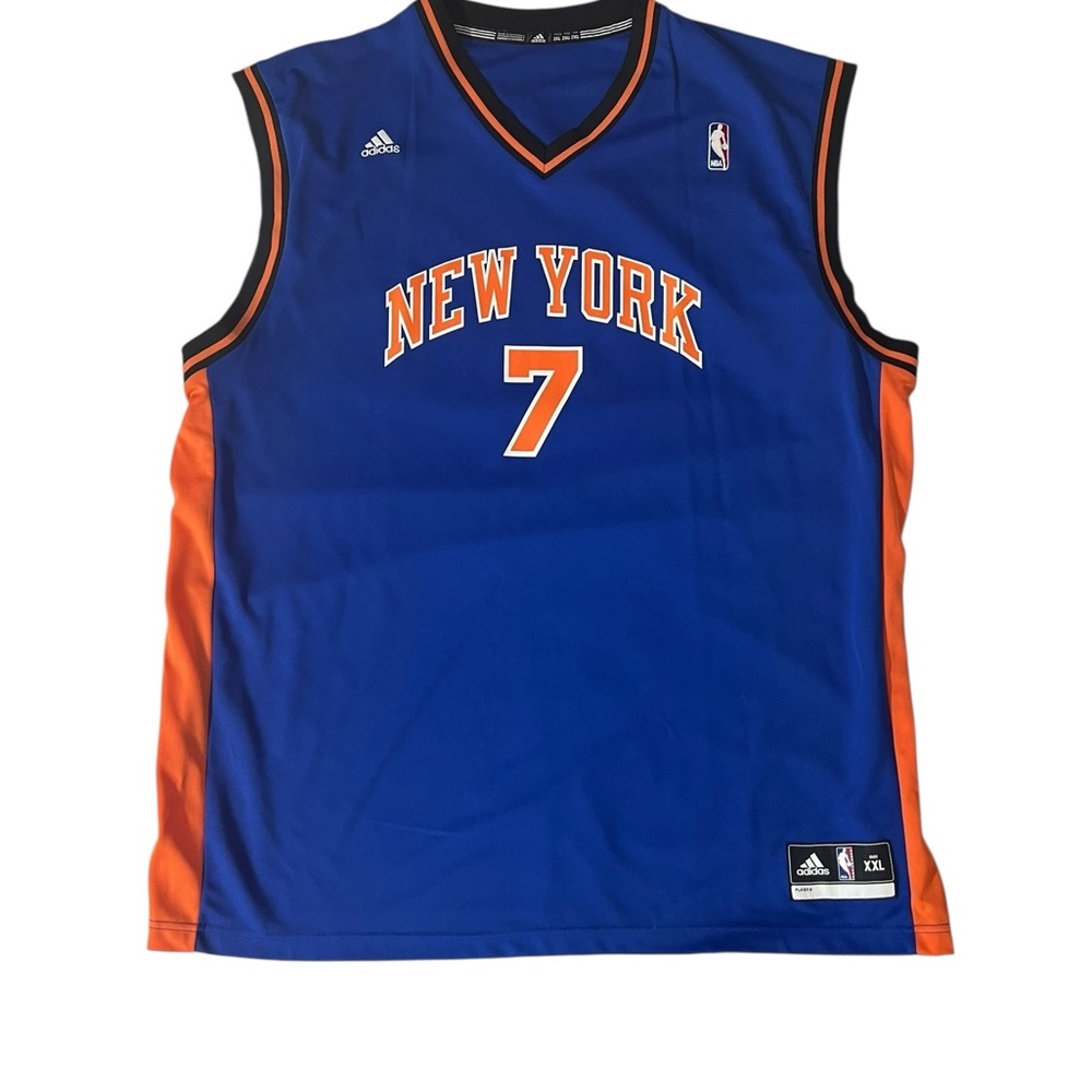 adidas Blue and Orange Men's Jersey
